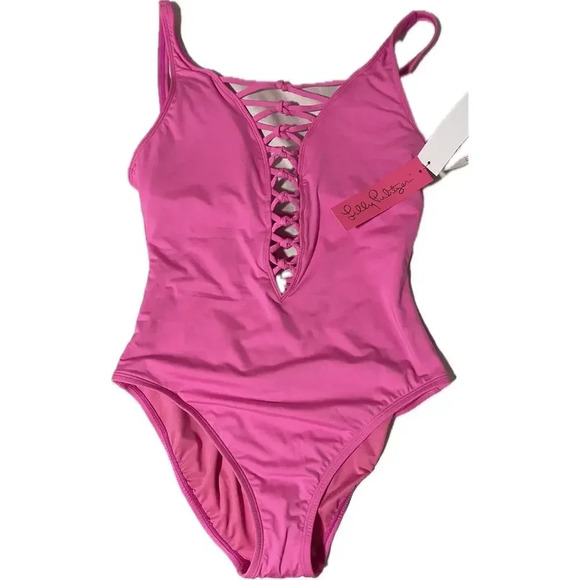 Lilly Pulitzer Womens Swimsuit Size 14 - Picture 3 of 10